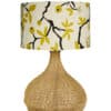 Lampe en raphia, une création Elle'S Design.