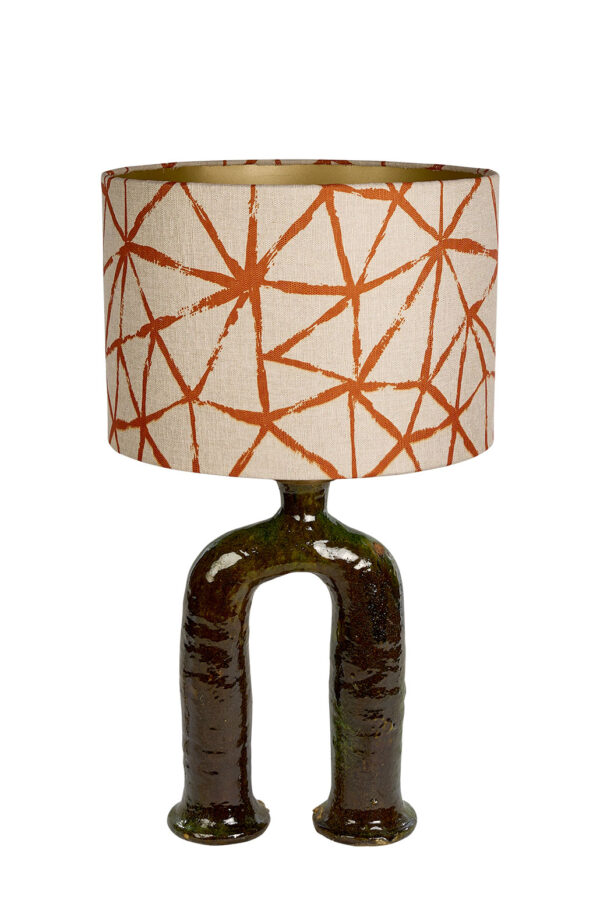 Lampe en Tamegroute au Maroc. Une création Elle'S Design.