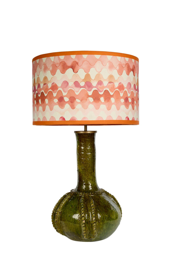 Lampe en Tamegroute vert. Une création Elle'S Design.
