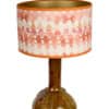 Lampe en Tamegroute ocre et vert. Une création Elle'S Design.
