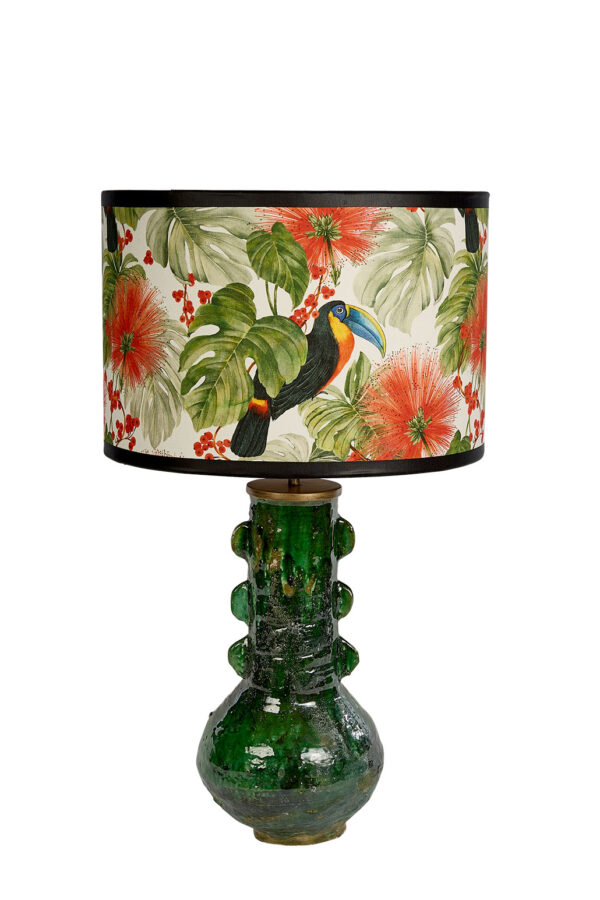 Lampe en Tamegroute au Maroc. Une création Elle'S Design.