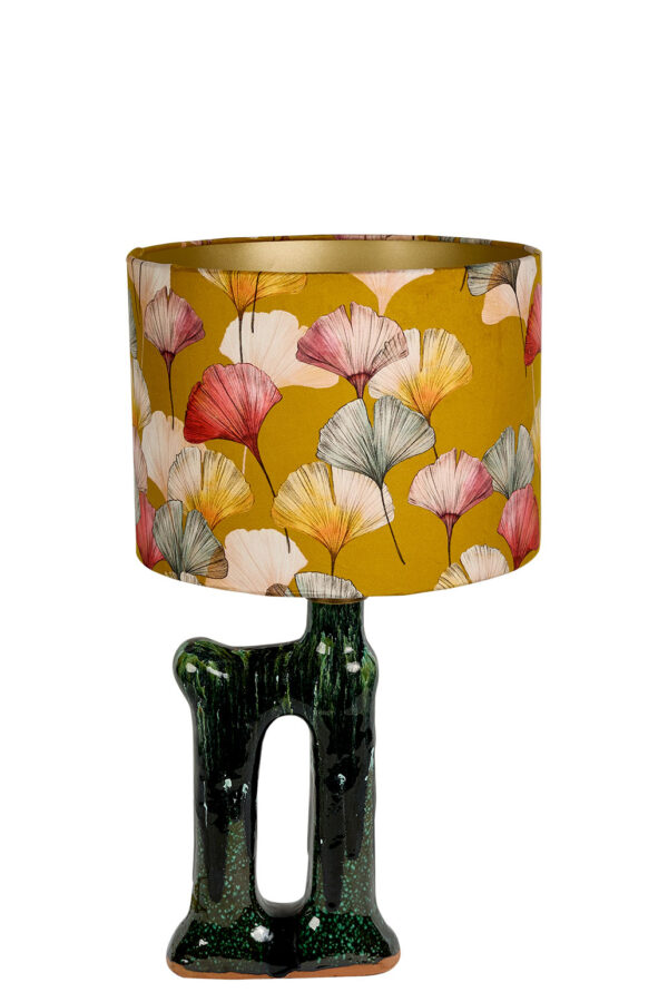 Lampe en Tamegroute vert. Une création Elle'S Design.