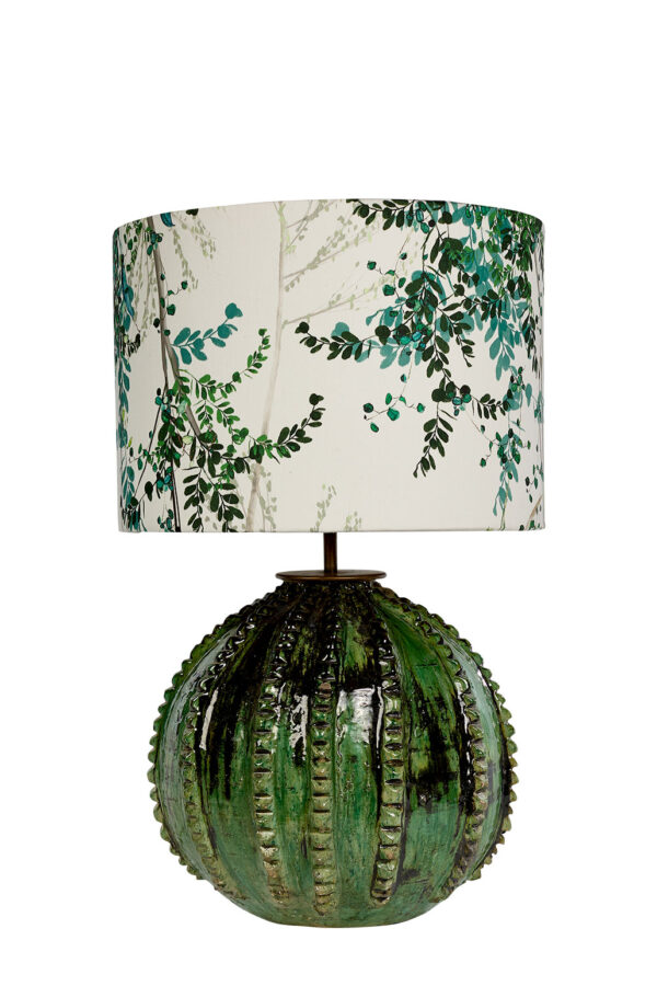 Lampe Cactus en Tamegroute vert. Une création Elle'S Design.