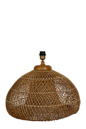 Pied de lampe en rotin. Origine Maroc.