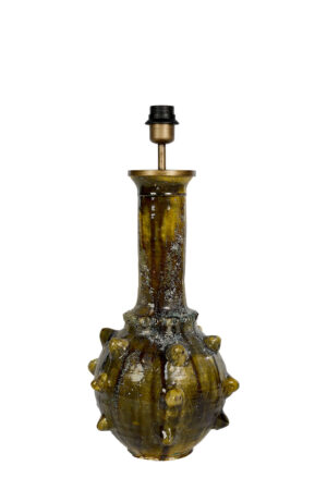 Pied de lampe unique en Tamegroute. Origine Maroc.