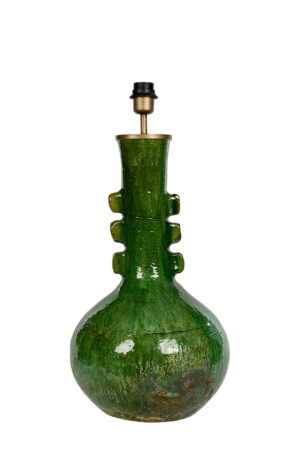 Pied de lampe unique en Tamegroute. Origine Maroc.