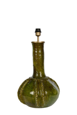 Pied de lampe unique en Tamegroute. Origine Maroc.