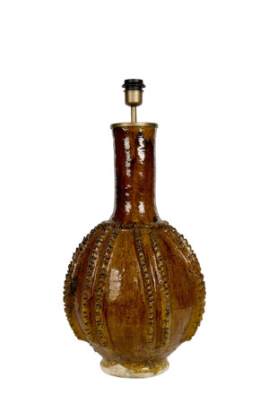 Pied de lampe unique en Tamegroute. Origine Maroc.