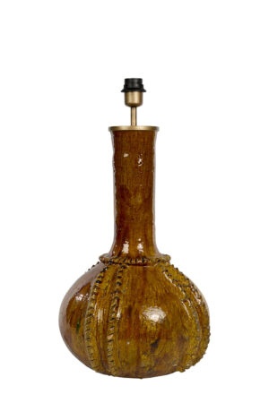 Pied de lampe unique en Tamegroute. Origine Maroc.