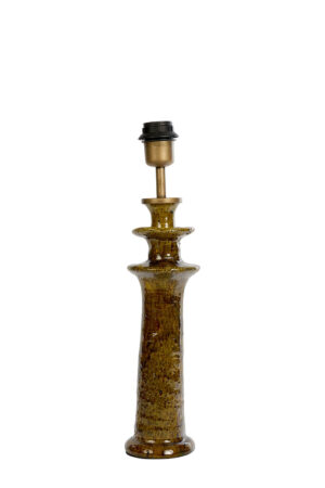 Pied de lampe unique en Tamegroute vert. Origine Maroc
